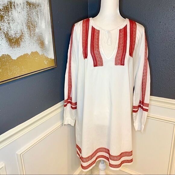 Hinge Embroidered Lace Mini Dress - Picture 4 of 12